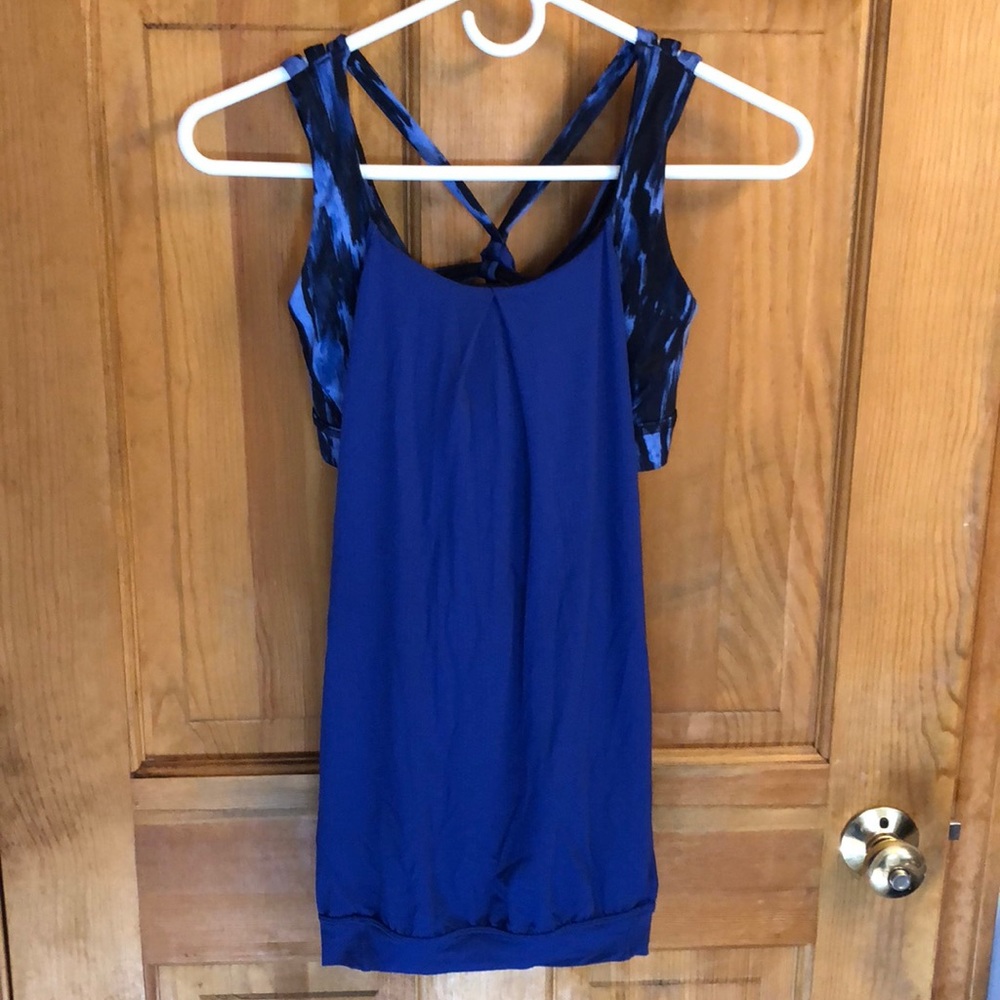 Lululemon tank top with built in tank